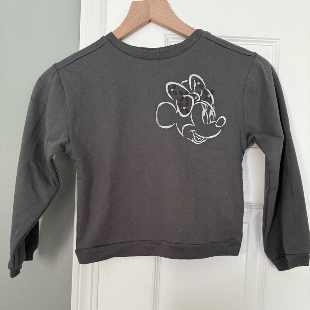 Disney Charcoal Minnie Mouse Sweatshirt